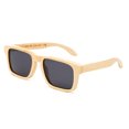 thumbnail image 1 of Genuine Handmade Wood Sunglasses Anti-glare Polarized Wooden Spring Hinges with Bamboo box, 1 of 4