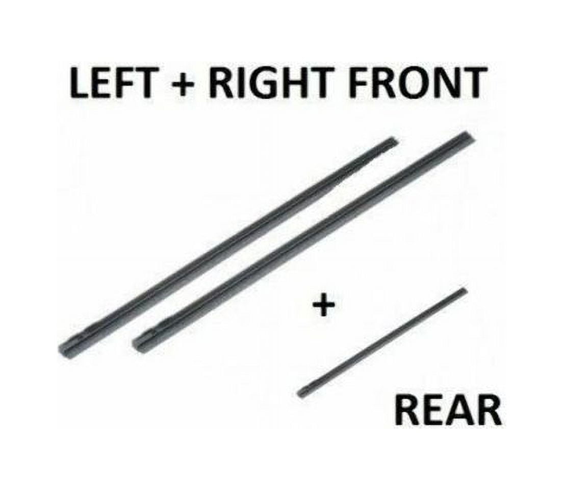 Genuine Honda CRV Wiper Inserts Rubber Set Front & Rear OEM (9701