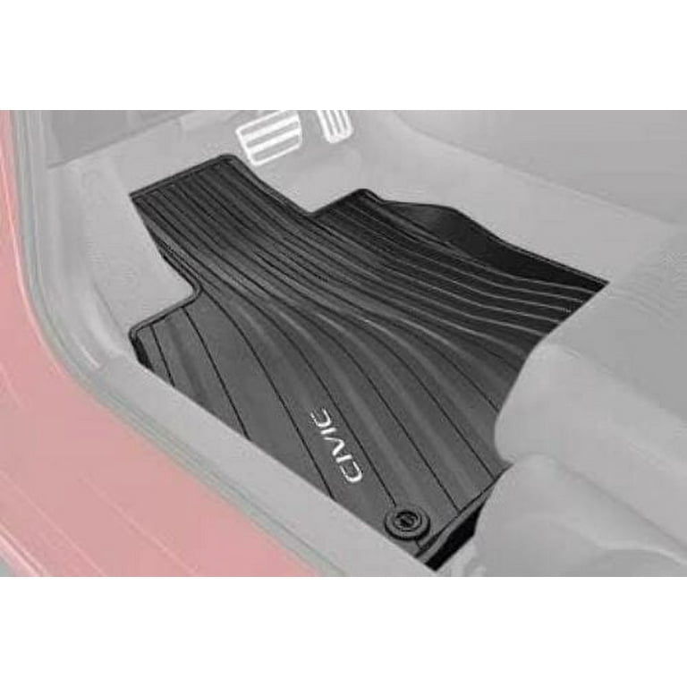 Genuine Honda Civic Floor Mat Set All Weather Rubber 2022 2024 OE 08P17T20110 Walmart