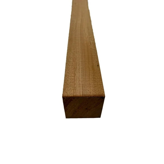 Genuine Honduran Mahogany Turning Wood Blanks 2" x 2" x 18" (1 Piece) - Enhance Your Woodworking Skills with Exquisite Wood Turning Blanks