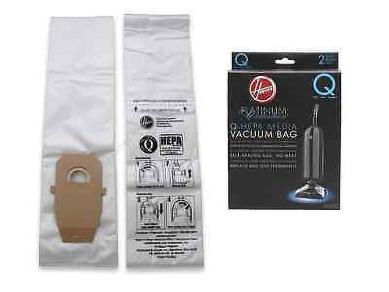 Genuine Hoover Cloth Style Q HEPA Vacuum Bags Type AH10000 UH30010 Platinum Vac [4 Bags]