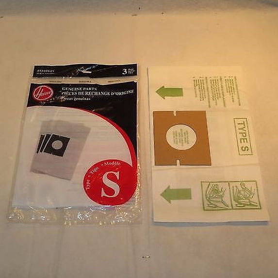 Genuine Hoover Style S Vacuum Bags Power Turbo Max Spectrum Windtunnel Type Vac [75 Bags]