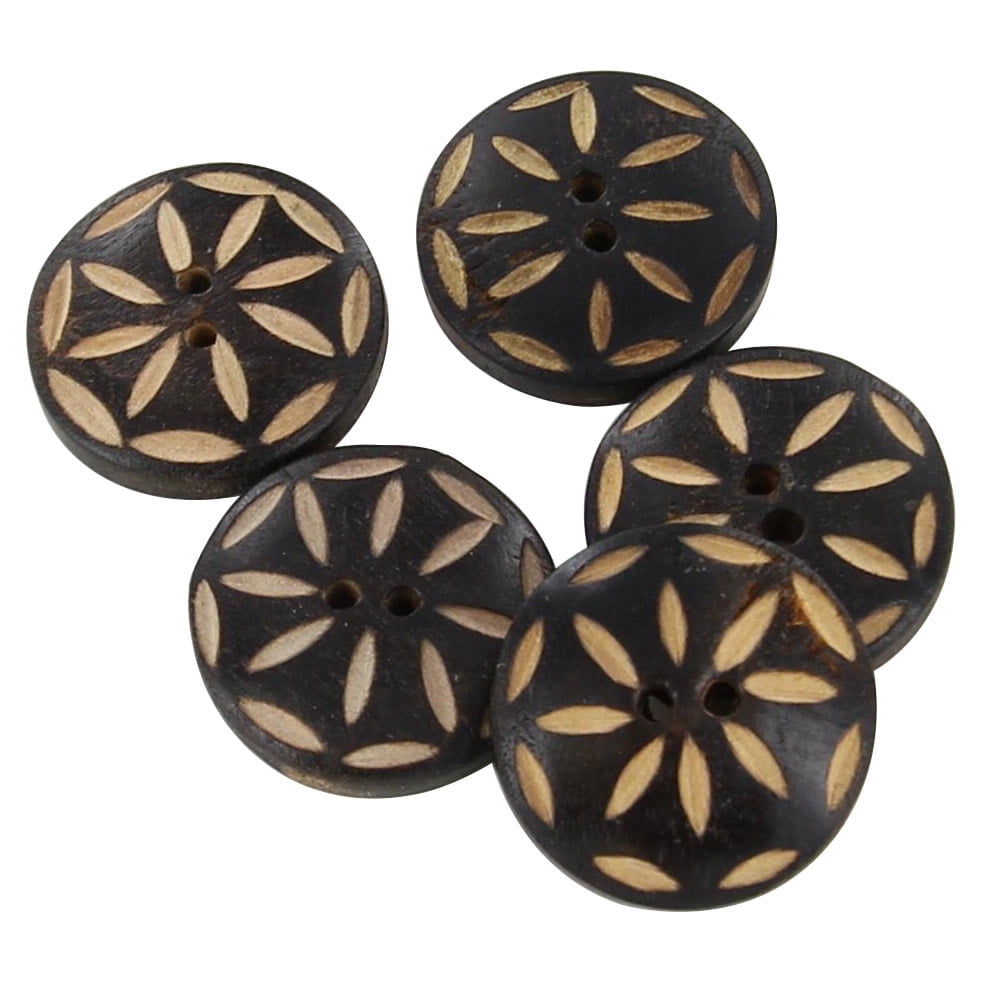 Armory Replicas Genuine Horn Rebel Tribe 5 Piece Button Set - Walmart.com