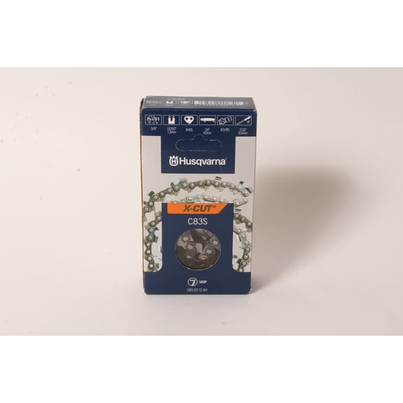 Genuine Husqvarna 585551284 24" 3/8" .050" 84 DL Chainsaw Chain Loop C83S X-Cut