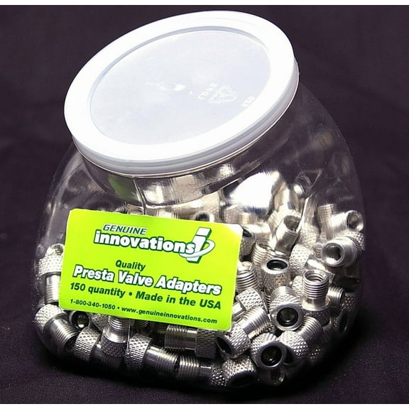 Genuine Innovations Bicycle Superlight Presta to Schrader Valve Adapter Single