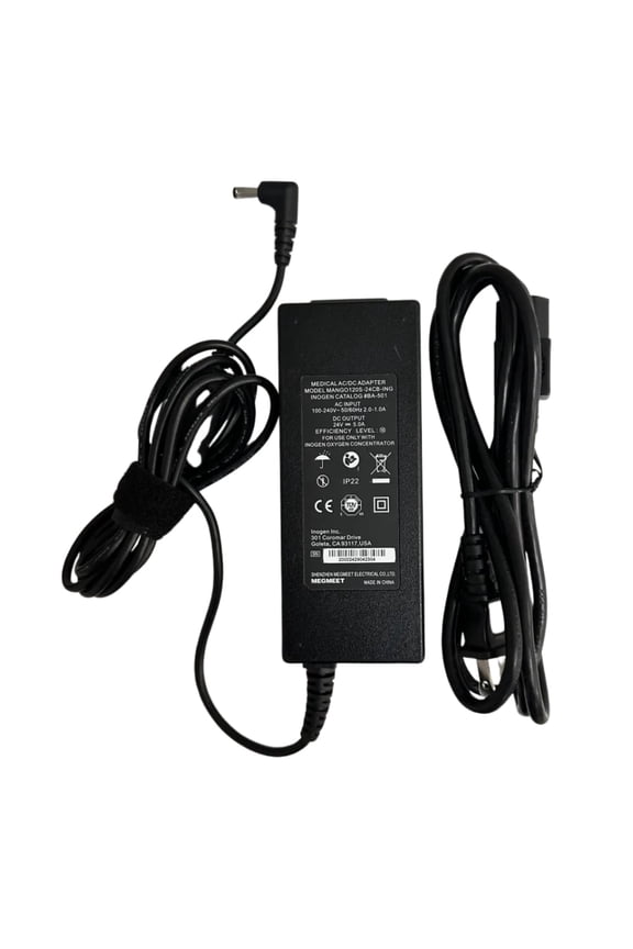 Genuine Inogen AC/DC Adapter PSU BA-501 for Inogen One G5 Concentrators with Power Cord