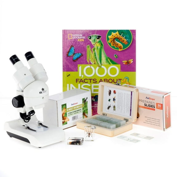 Genuine Insect Adventure Kit30X Stereo Microscope, Insect Exploration Set +More