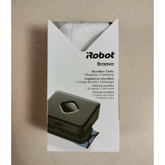 Genuine Irobot Braava Microfiber Mop Cloths (Replacement Pads)
