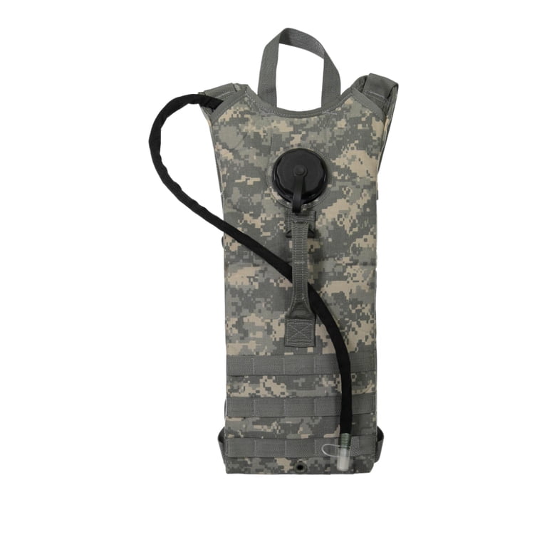 ACU Hydration Pack With 3L Bladder - MOLLE Compatible Carrier For Hiking, Running, Cycling