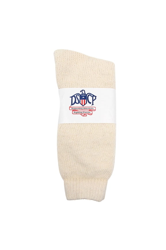 Genuine Issue Cold Weather Wool/Cotton Socks White, Size 11