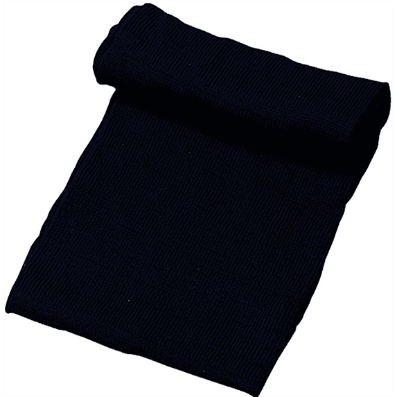 Genuine Issue Knitted 100% Wool Scarf, GI, Made in USA, Navy