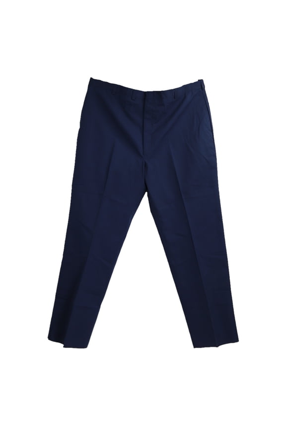 US Navy Vintage Utility Navy Unhemmed Pants/Trousers Made in USA