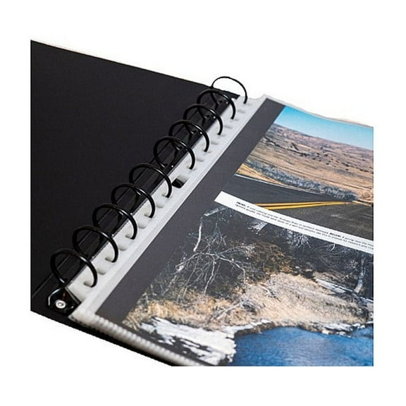 Itoya 14x17" Art Profolio Binder Refill Page, 20 Pages, Pack of 6, Clear