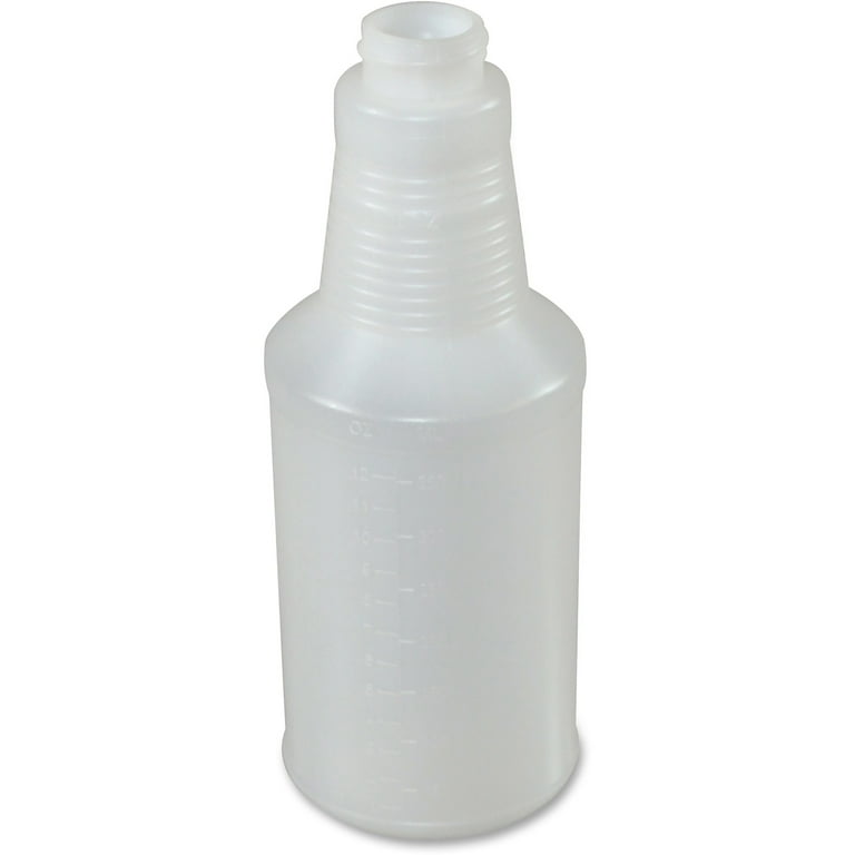 Genuine Joe Plastic Bottle with Graduations - Suitable For Cleaning - Graduated - 24 / Carton - Translucent Genuine Joe Plastic Bottle with Graduations - Suitable For Cleaning - Graduated - 24 / Carton - Translucent