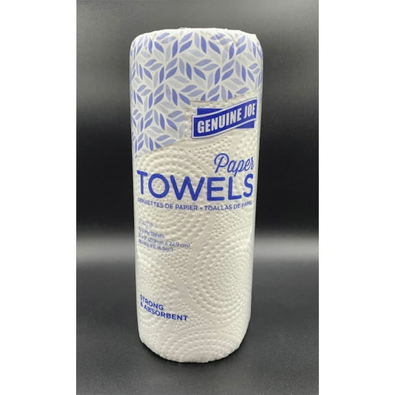 Genuine Joe 2-ply Paper Towel Rolls, Each