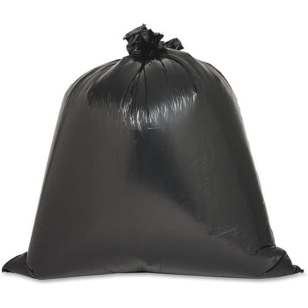 Black Puncture-Resistant Low-Density Trash Bags, 16 Gallon, 100 Count