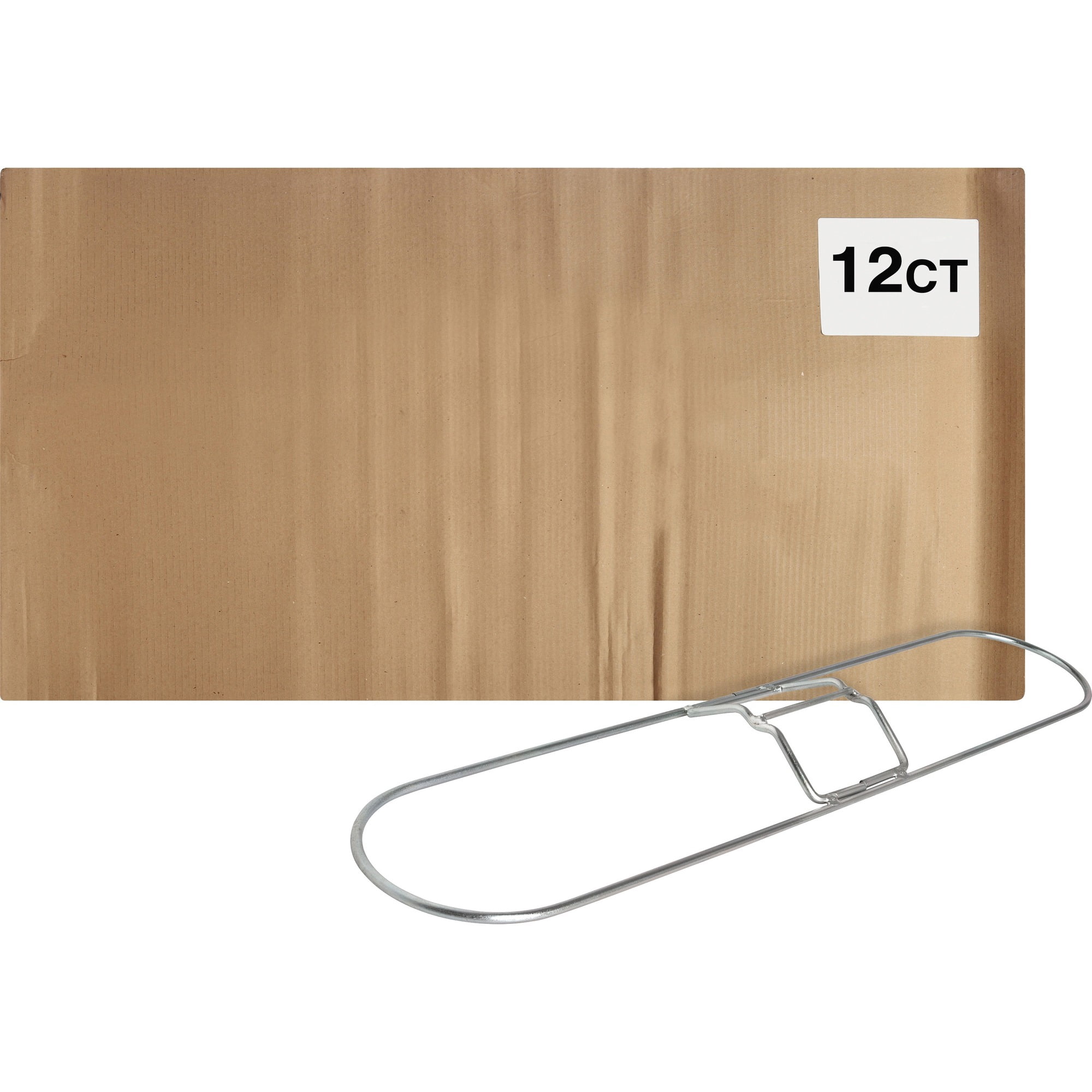 Genuine Joe 24" Dust Mop Frame - 360&deg; Swivel, Rust Resistant, Chrome Plated, Reinforced - Stainless Steel - Steel - 12 / Carton