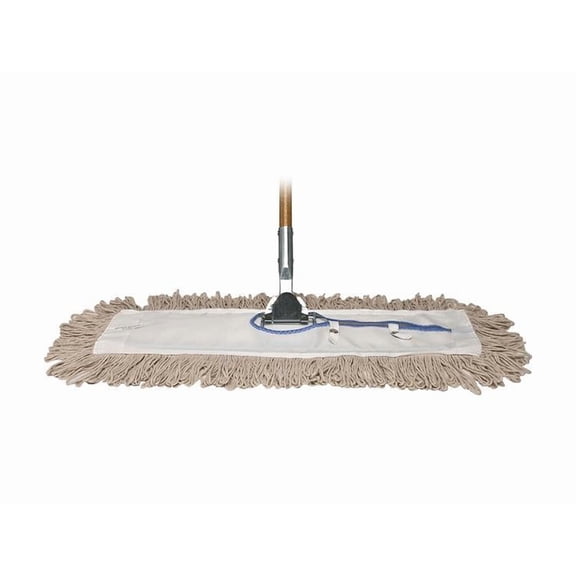 Genuine Joe, GJO48264CT, 24" Dust Mop Frame, 12 / Carton, Stainless Steel