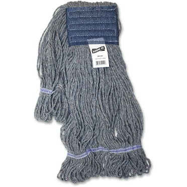 Genuine Joe 5" Headband Earth Mop Refill, GJO20124 - Polyester | Bundle of 5