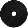 thumbnail image 1 of Genuine Joe Advanced Design Floor Pads 17" Diameter - 5/Carton x 17" Diameter x 1" Thickness - Black, 1 of 2