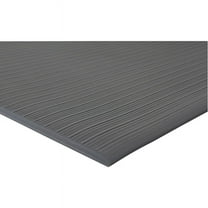 Genuine Joe Air Step Anti-Fatigue Mat - Warehouse - 36" Length x 24" Width x 0.38" Thickness - Vinyl, Vinyl Foam - Black | Bundle of 2 Each