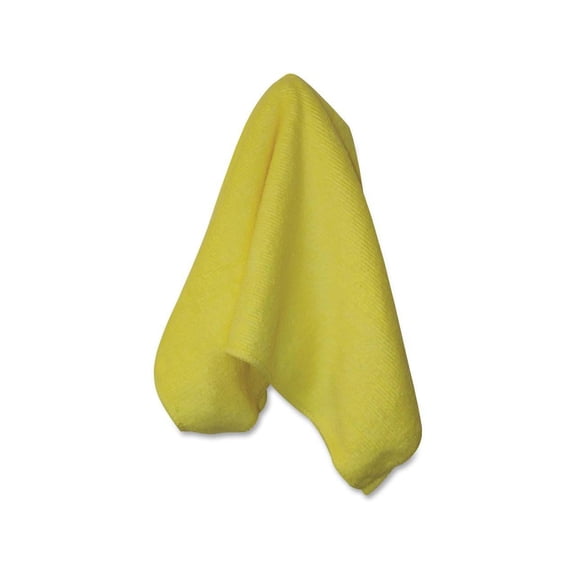 Genuine Joe, GJO85106CT, General-purpose Microfiber Cloth, 180 / Carton, Yellow