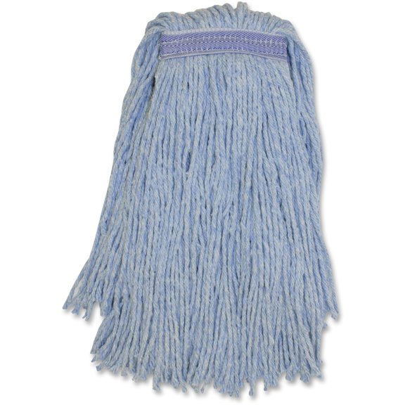 Genuine Joe Blended Colored Yarn Mop No.24 12EA/CT Blue N24B1BCT