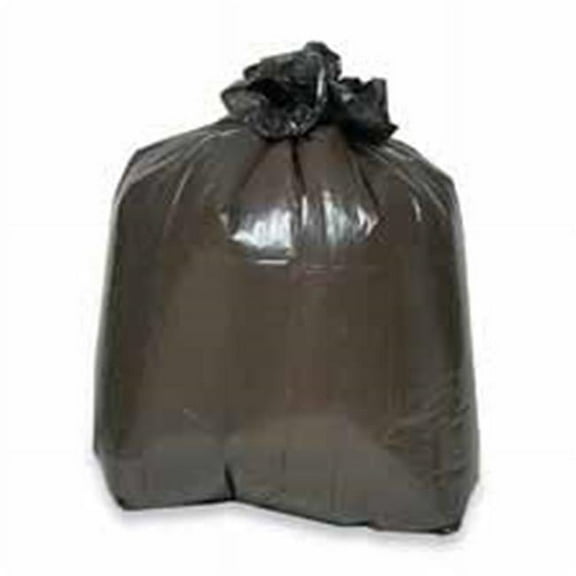 Genuine Joe Can Liner - 2-Ply - 16 Gallon - 24in. x 31in. - 100-Count - Brown/Black