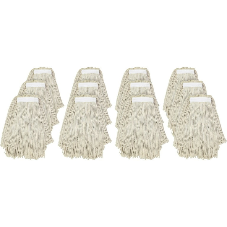 Genuine Joe Genuine Joe Clamp-style Mophead - Cotton - 1Each Genuine Joe Genuine Joe Clamp-style Mophead - Cotton - 1Each