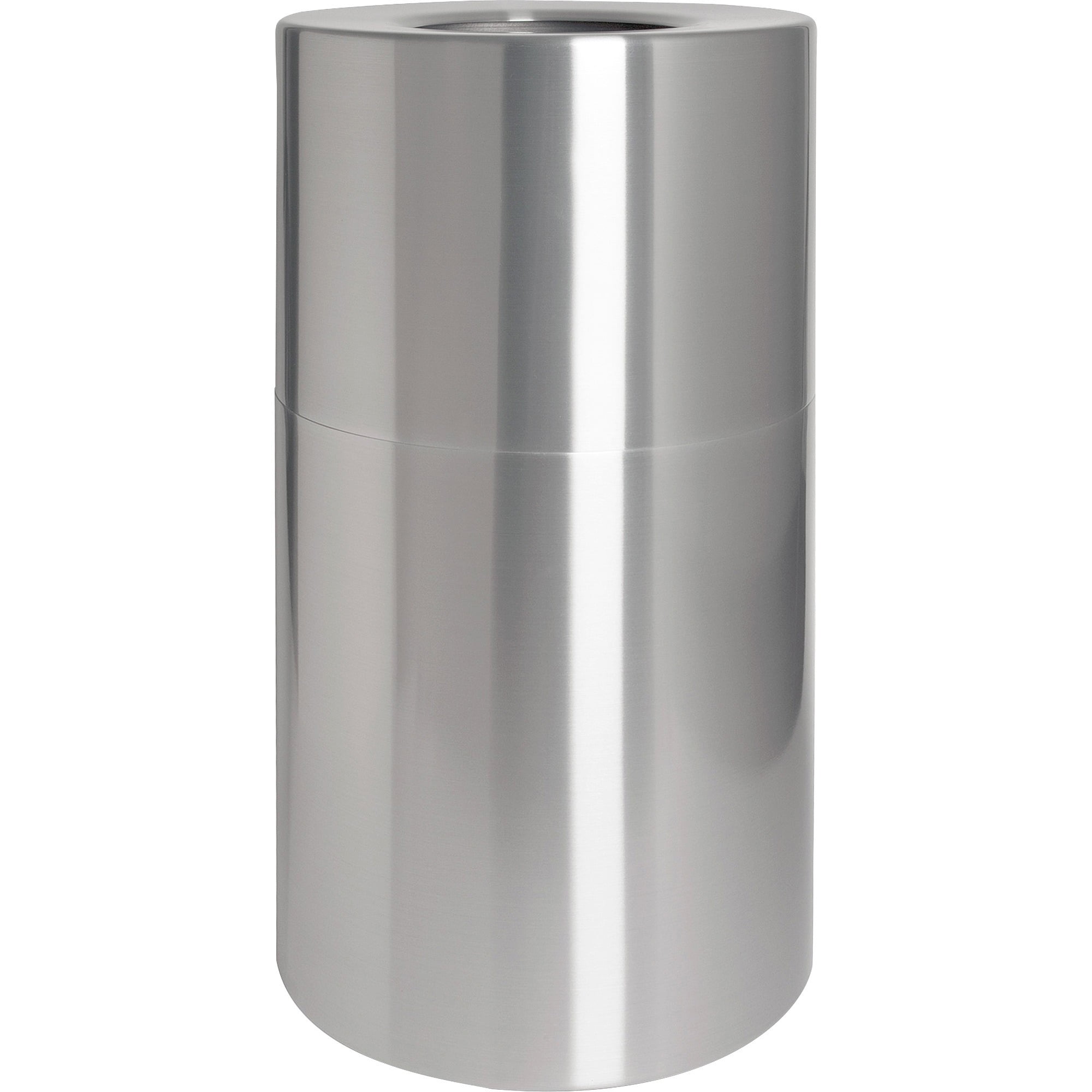Genuine Joe Classic Cylinder Gray Waste Receptacle - 35 gal Capacity - Weather Resistant, Fire Proof, Leak Proof - 34 Genuine Joe Classic Cylinder Gray Waste Receptacle - 35 gal Capacity - Weather Resistant, Fire Proof, Leak Proof - 34
