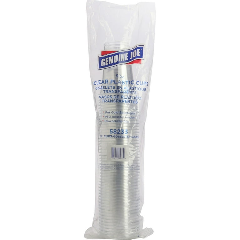 Genuine Joe 16 oz Clear Plastic Cups - 25 / Pack - 20 / Carton - Clear - Plastic - Cold Drink, Beverage Genuine Joe 16 oz Clear Plastic Cups - 25 / Pack - 20 / Carton - Clear - Plastic - Cold Drink, Beverage