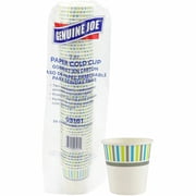 Genuine Joe, GJO03161, Cold Paper Cups, 50 / Pack, White, 3 fl oz