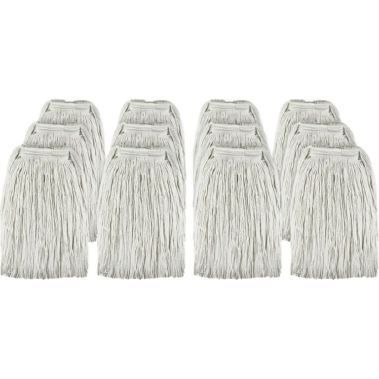 Genuine Joe Cotton Blend Mop Refill - Polyester, Rayon, Cotton - Natural - 1Each Genuine Joe Cotton Blend Mop Refill - Polyester, Rayon, Cotton - Natural - 1Each