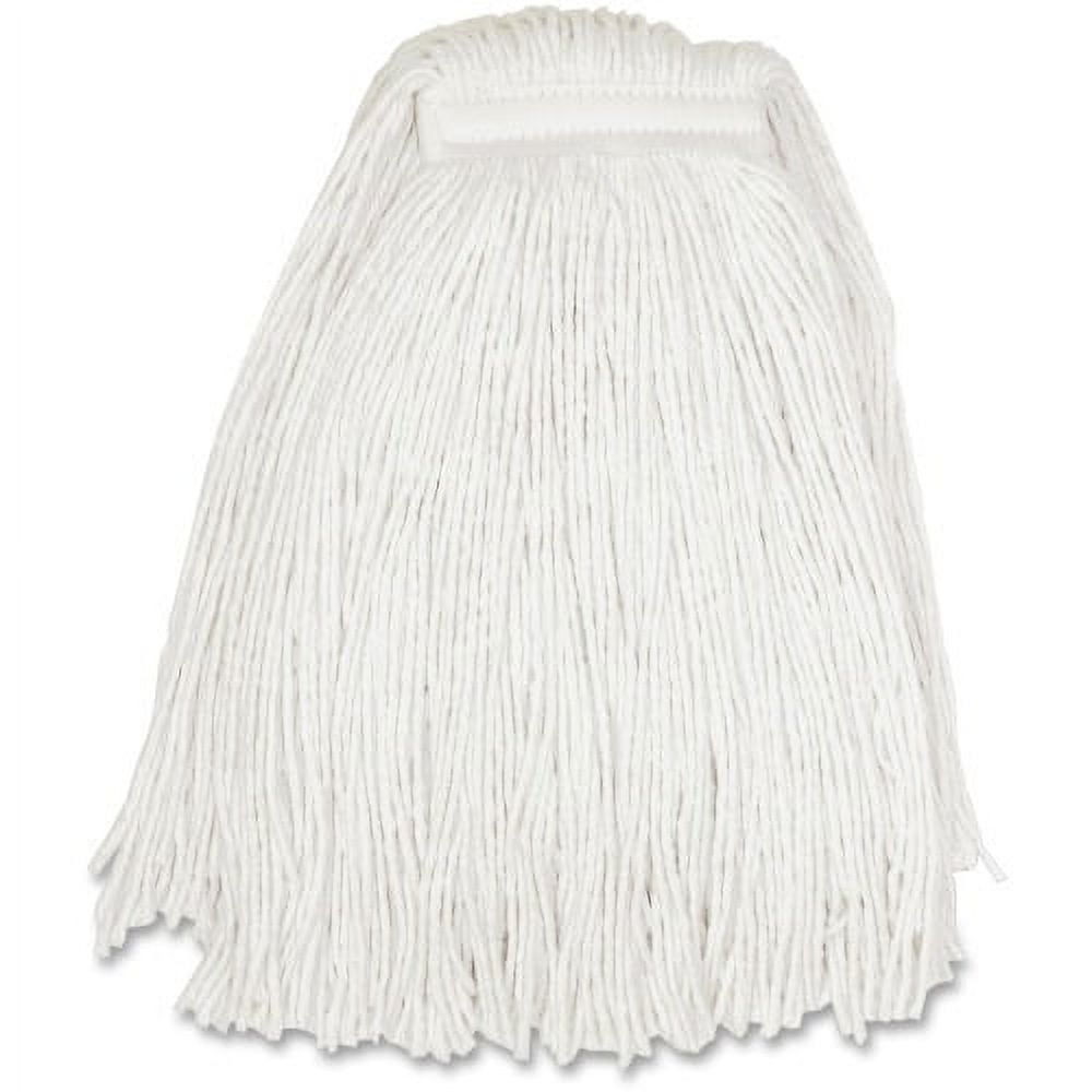 White Rayon Cut-End Mop Head for General Cleaning