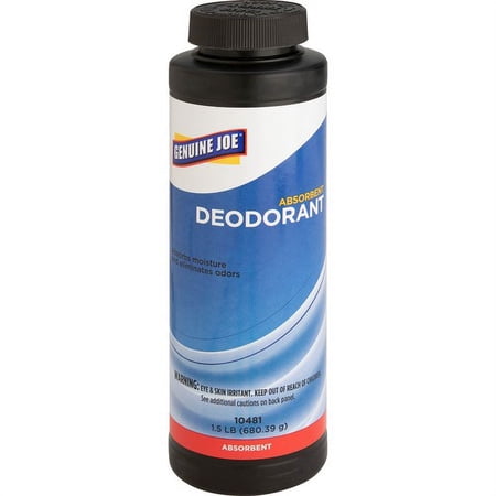 Genuine Joe Deodorizing Absorbent - Powder - 24 oz (1.50 lb) - 1 Bottle - Light Brown | Bundle of 10 Bottles