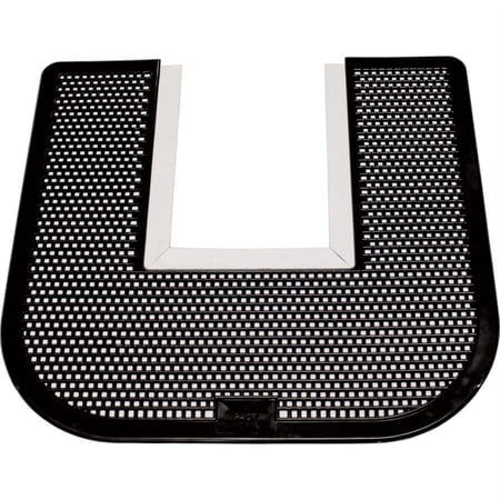Genuine Joe Deodorizing Commode Mat - Restroom - Black | Bundle of 2 Each