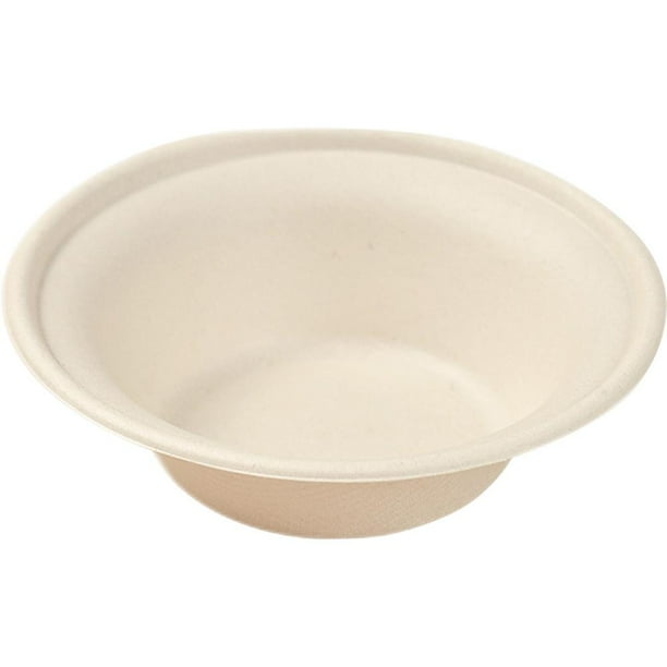 Genuine Joe 12 oz Compostable Bowls - 50 / Pack - Breakroom, Office - Disposable - White, Natural - Sugarcane Body - 20 / Carton