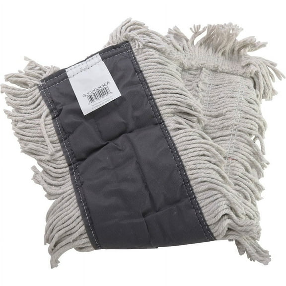 Genuine Joe Disposable Dust Mop Refill - 5" Width x 24" Length - Cotton, Synthetic | Bundle of 5 Each