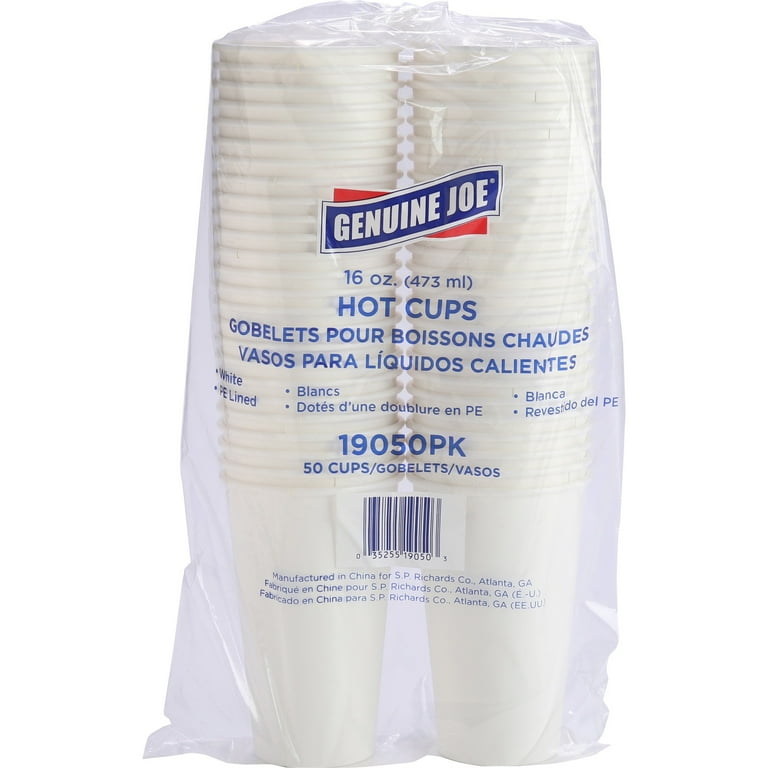 Genuine Joe 8 oz Hot Beverage Cups - 50 / Pack - 20 / Carton - Assorted - Paper - Hot Chocolate, Cappuccino, Tea, Coffee, Beverage Genuine Joe 8 oz Hot Beverage Cups - 50 / Pack - 20 / Carton - Assorted - Paper - Hot Chocolate, Cappuccino, Tea, Coffee, Beverage