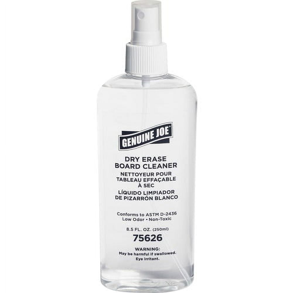 Genuine Joe Dry-erase Board 8 oz. Cleaner - Clear - 1Each Genuine Joe Dry-erase Board 8 oz. Cleaner - Clear - 1Each