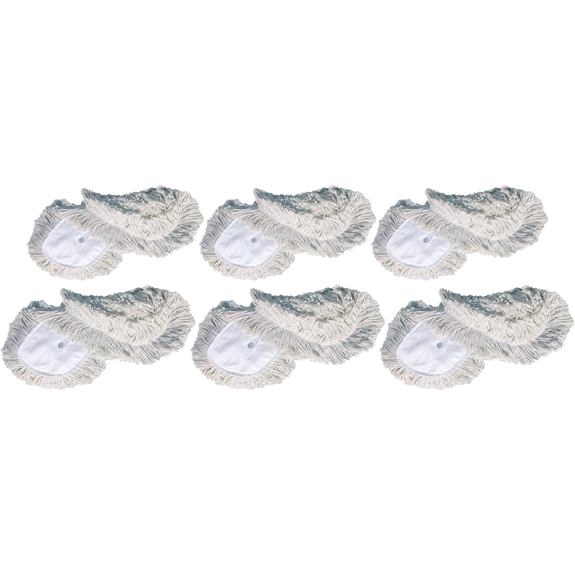 Genuine Joe Dust Mop Head Refill - 60" Width X 5" Depth - Yarn, Cotton, Synthetic - White