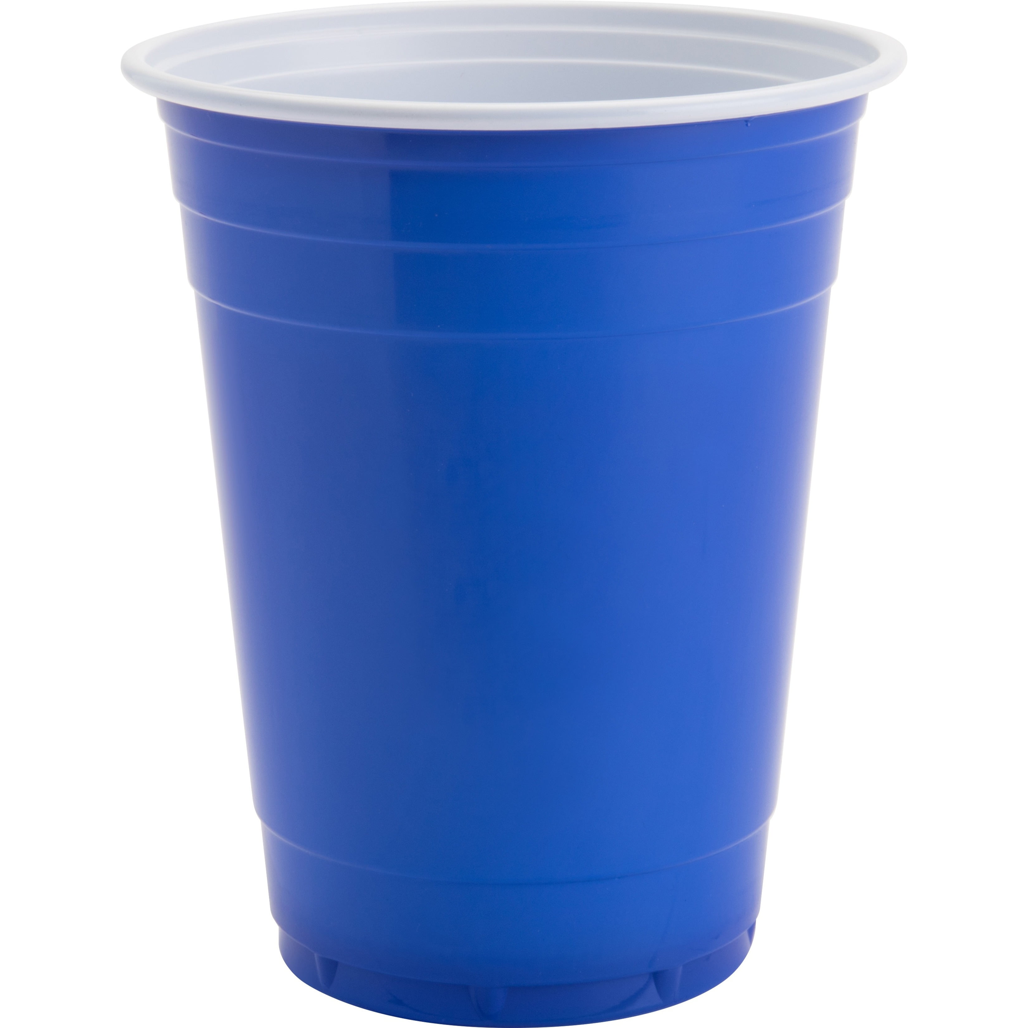 Choice 16 oz. Yellow Plastic Cup - 50/Pack