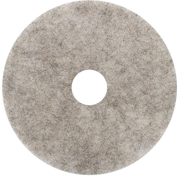 Genuine Joe GJO18397 17 in. Natural Blend Floor Pad - Pack of 5