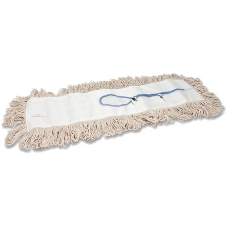 Genuine Joe GJO36500, Disposable Dust Mop Refill, 1 Each, Natural - 5" Width x 36" Length - Cotton, Synthetic | Bundle of 10 Each