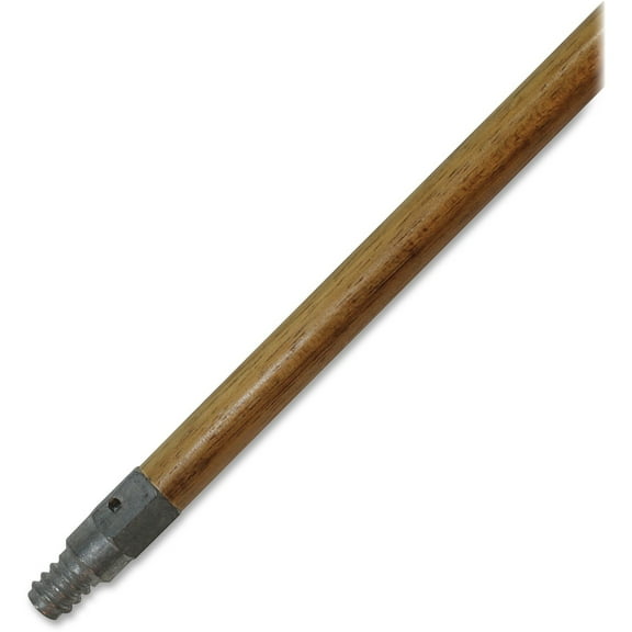 Genuine Joe, GJO37061CT, Threaded Metal Handle, 6 / Carton, Natural