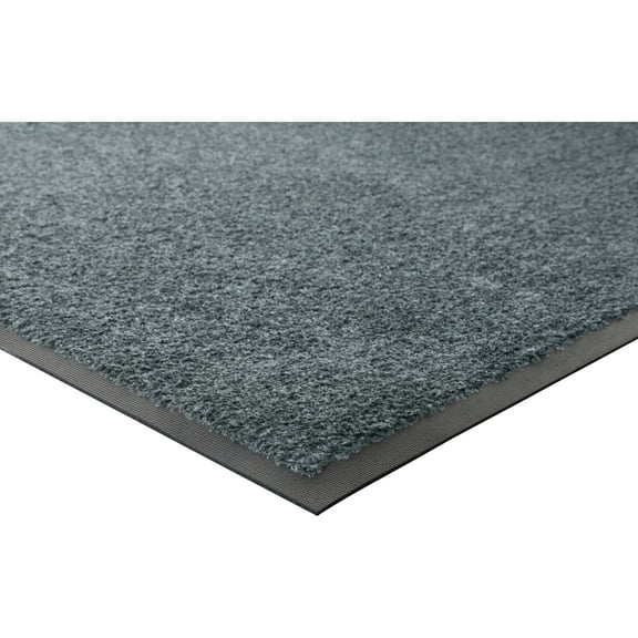 Genuine Joe GJO58464 Indoor Mat- Nylon Carpet- Rubber Back- 4ft.x6ft.- Gray