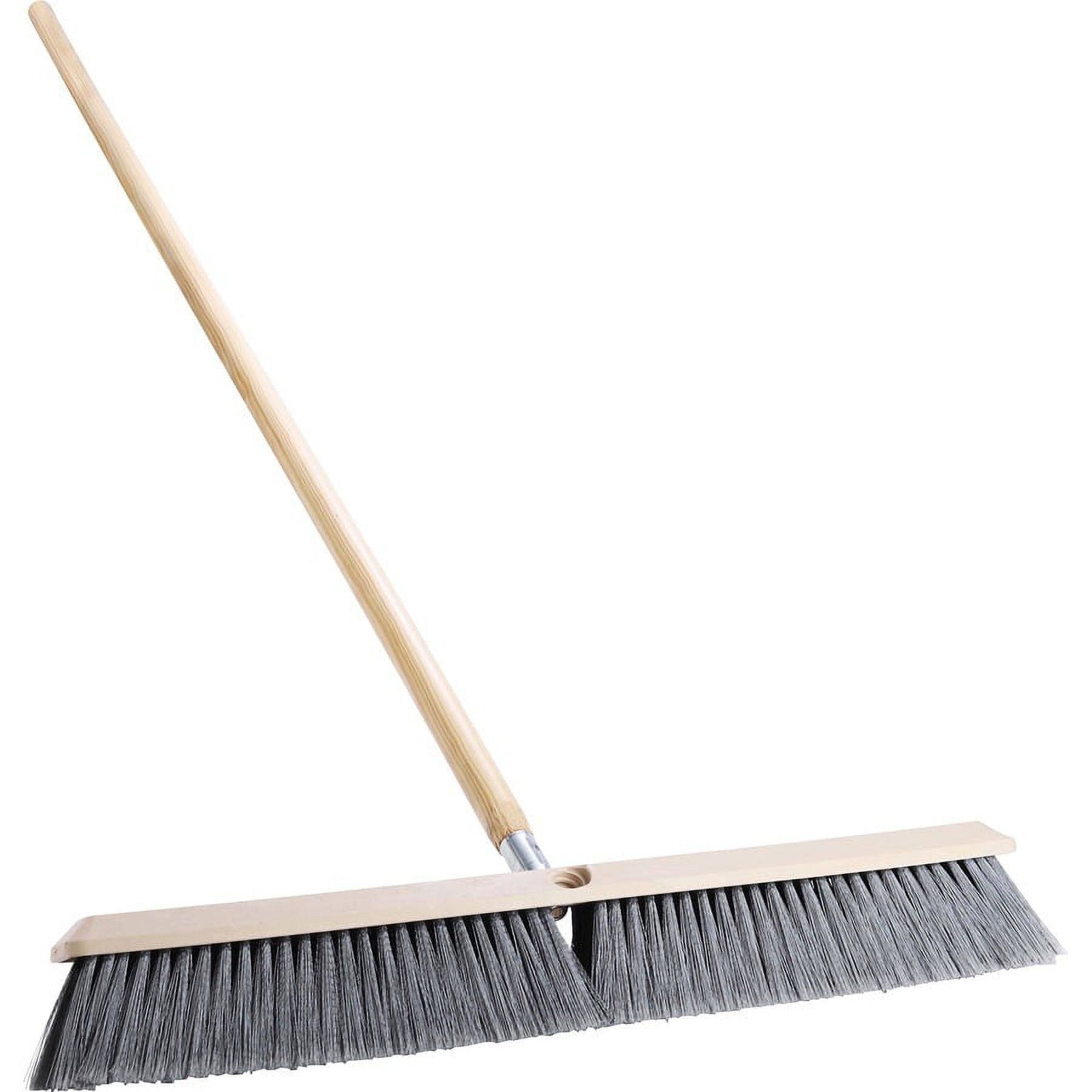 Genuine Joe Heavy-duty Floor Sweep with Handle - 24 Genuine Joe Heavy-duty Floor Sweep with Handle - 24