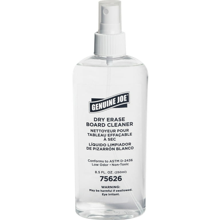 Genuine Joe Dry-erase Board 8 oz. Cleaner - Clear - 1Each Genuine Joe Dry-erase Board 8 oz. Cleaner - Clear - 1Each
