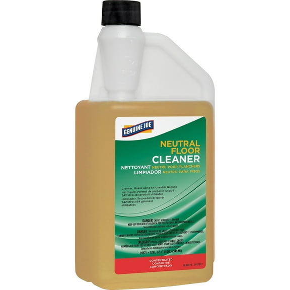 Genuine Joe, GJO99671, Neutral Floor Cleaner, 1 Each, Yellow