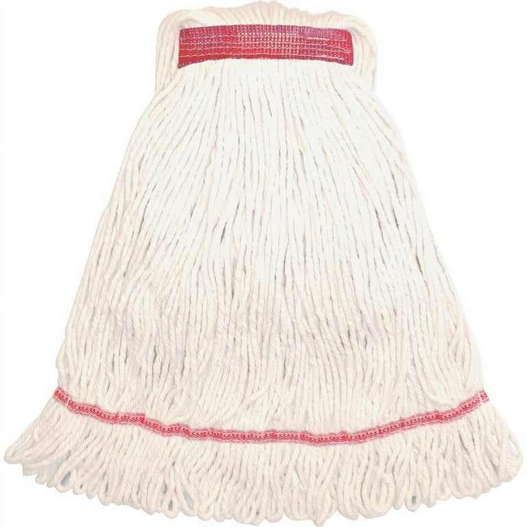 Genuine Joe Synthetic Blend Medium Mophead - Medium - Rayon, Cotton, Rayon - 1Each Genuine Joe Synthetic Blend Medium Mophead - Medium - Rayon, Cotton, Rayon - 1Each